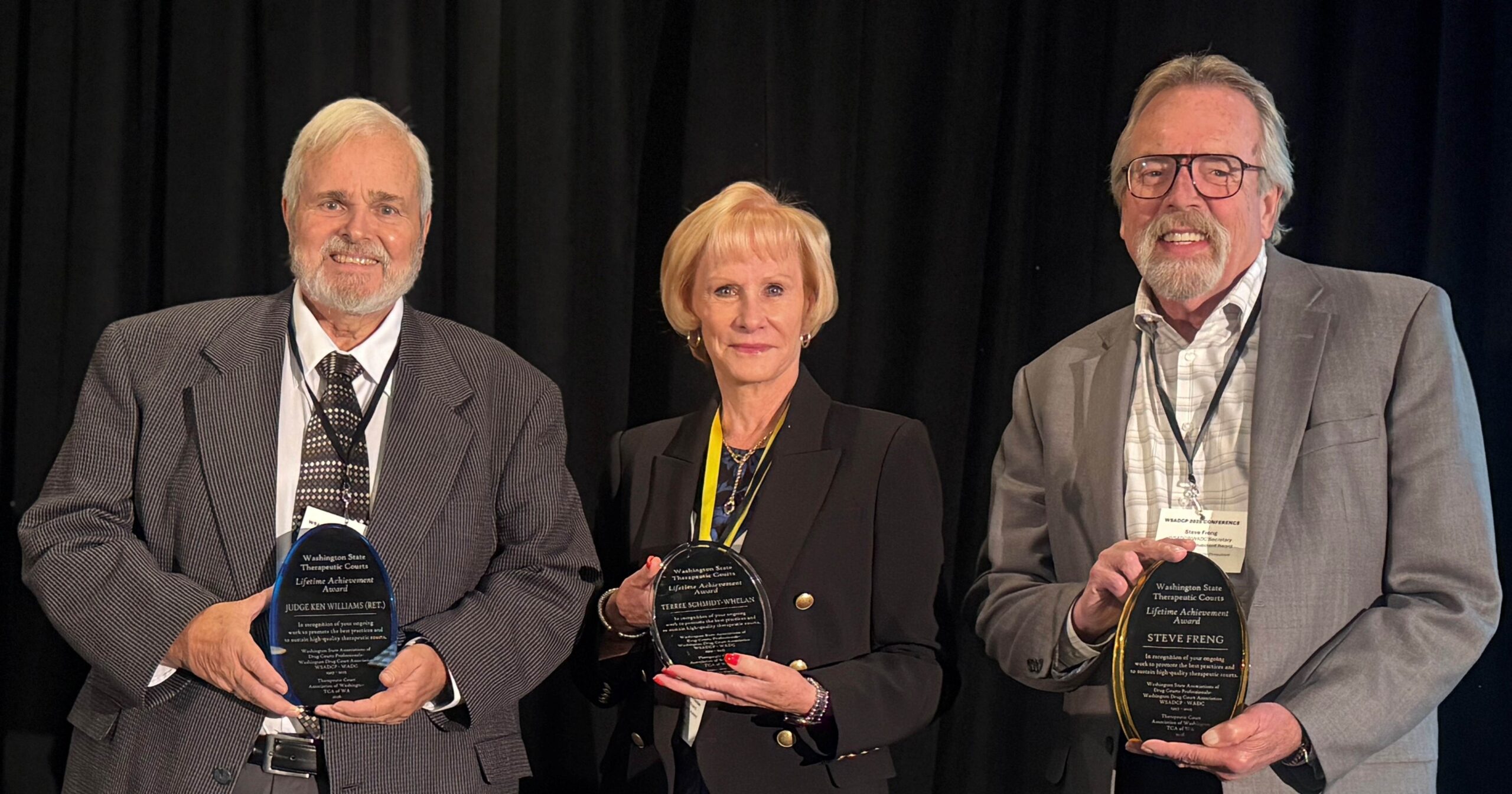 WSADCP Honors Founding Members with Washington State Therapeutic Court Lifetime Achievement Award