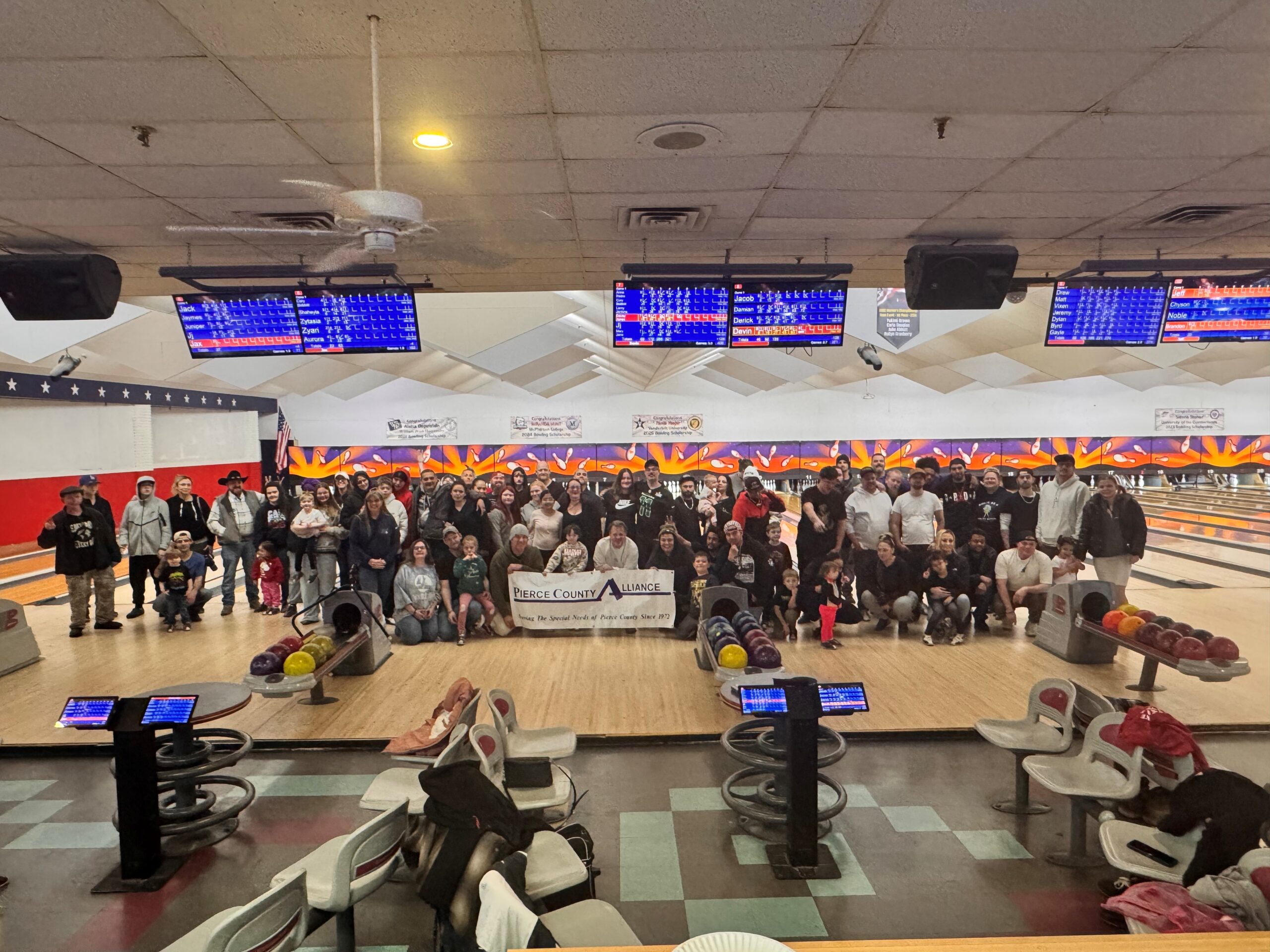 Pierce County Alliance/ Pierce County Alumni bowling day